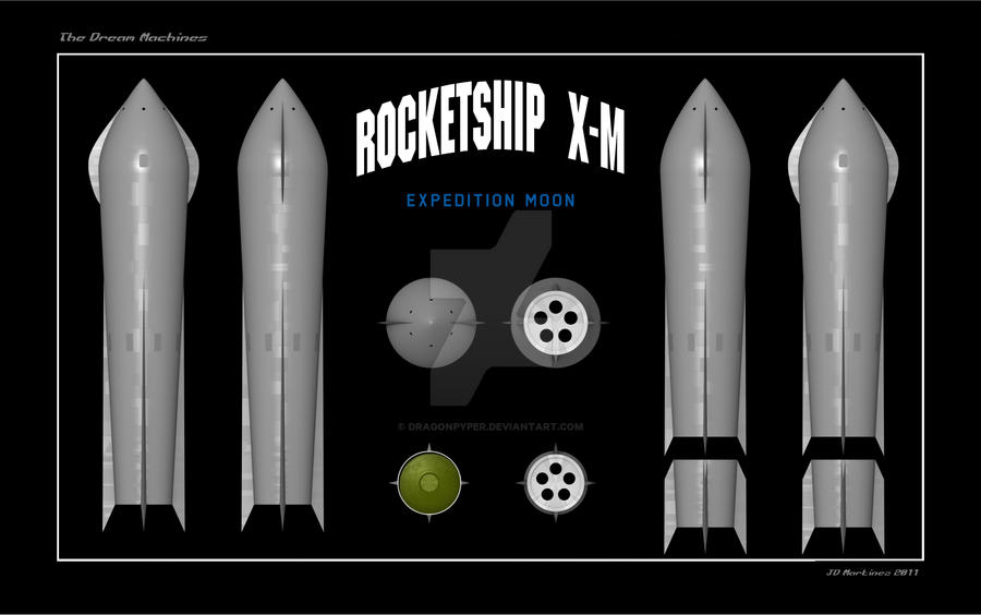Rocketship X-M Ortho by dragonpyper on DeviantArt