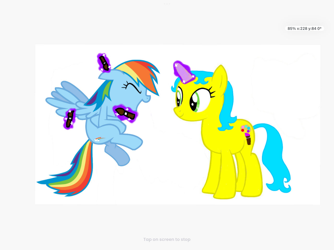 Violet Carpet tickling Rainbow Dash by PrincessEmma2309 on DeviantArt