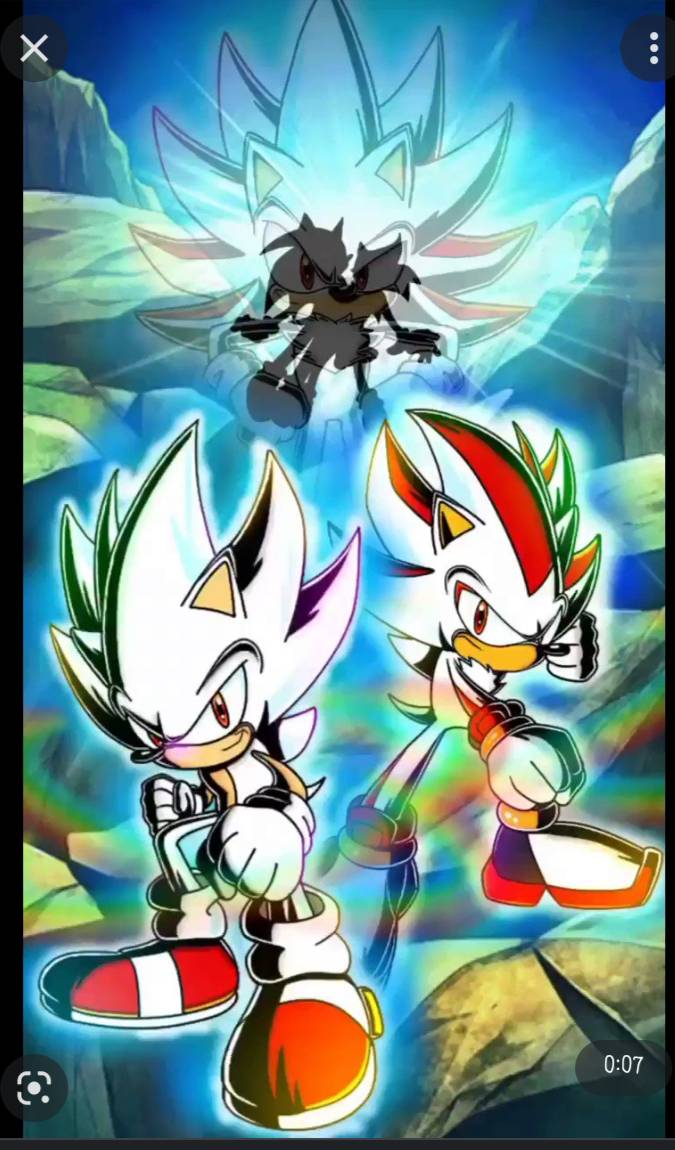 Hyper Sonic Vs. Hyper Shadow by Sonicguru on deviantART