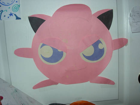 Construction paper jiggly puff