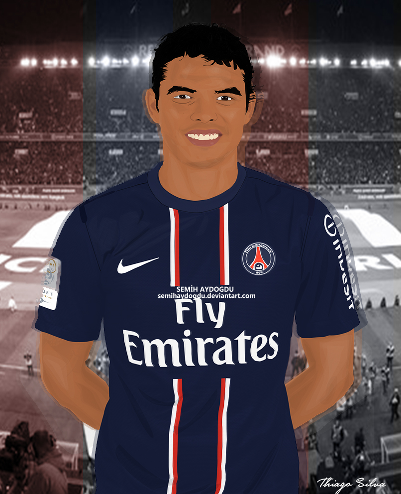 Thiago Silva Cartoon