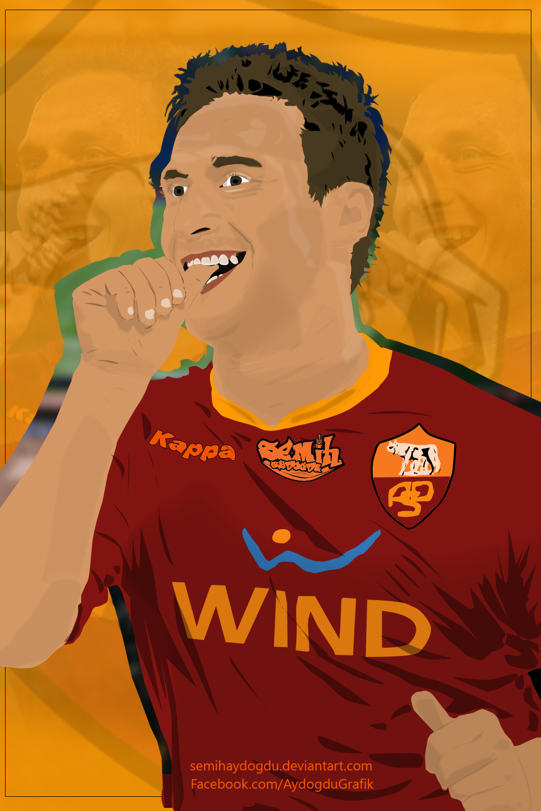 Francesco Totti Vector Work