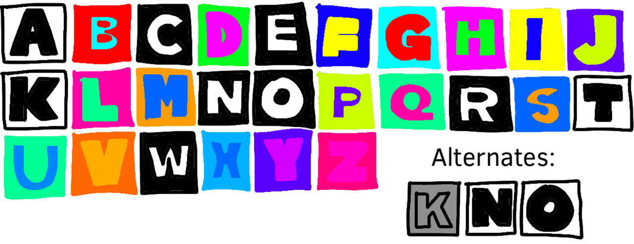 Cartoon Network Font by Zachary13265 on DeviantArt