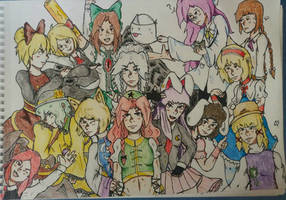 Touhou Group Drawing