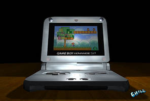 Gameboy Advance SP Hero shot