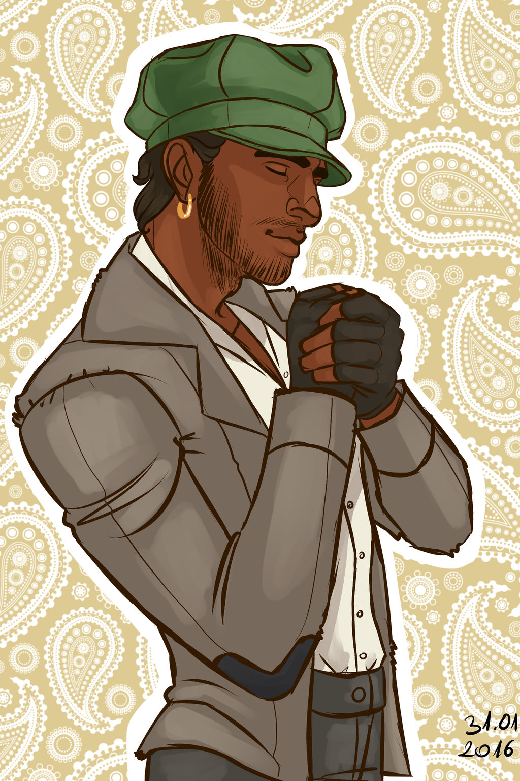 :AC: green hat by cherrytopp on DeviantArt