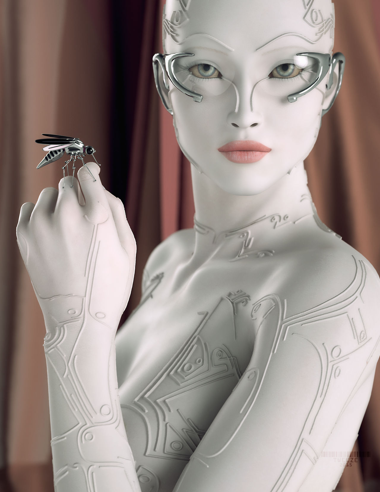 Gynoid 0x58 by TweezeTyne on DeviantArt