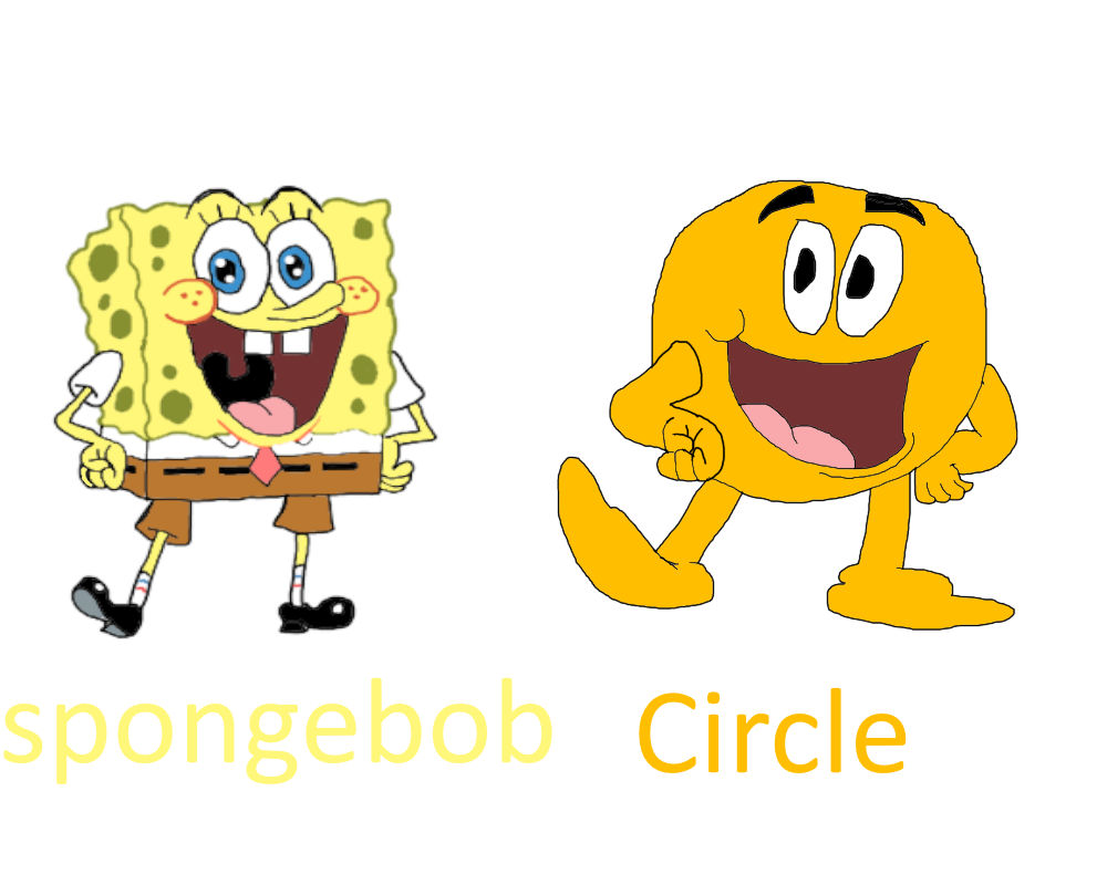Spongebob In Rounded Form spongebob looks like a circle by Circishak on DeviantArt
