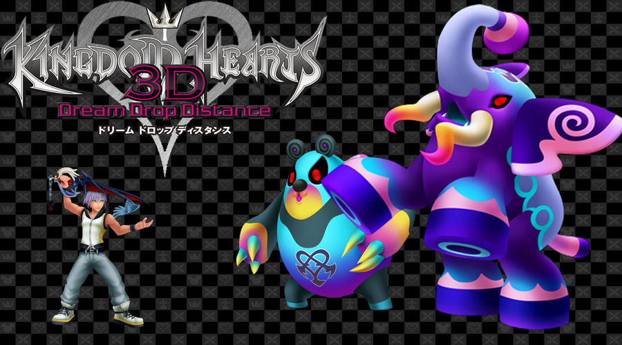 Kingdom Hearts 3D Wallpaper: Riku VS Nightmares