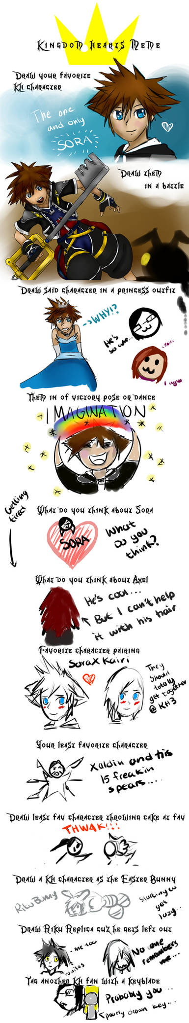 Kingdom Hearts Meme by AzuraJae