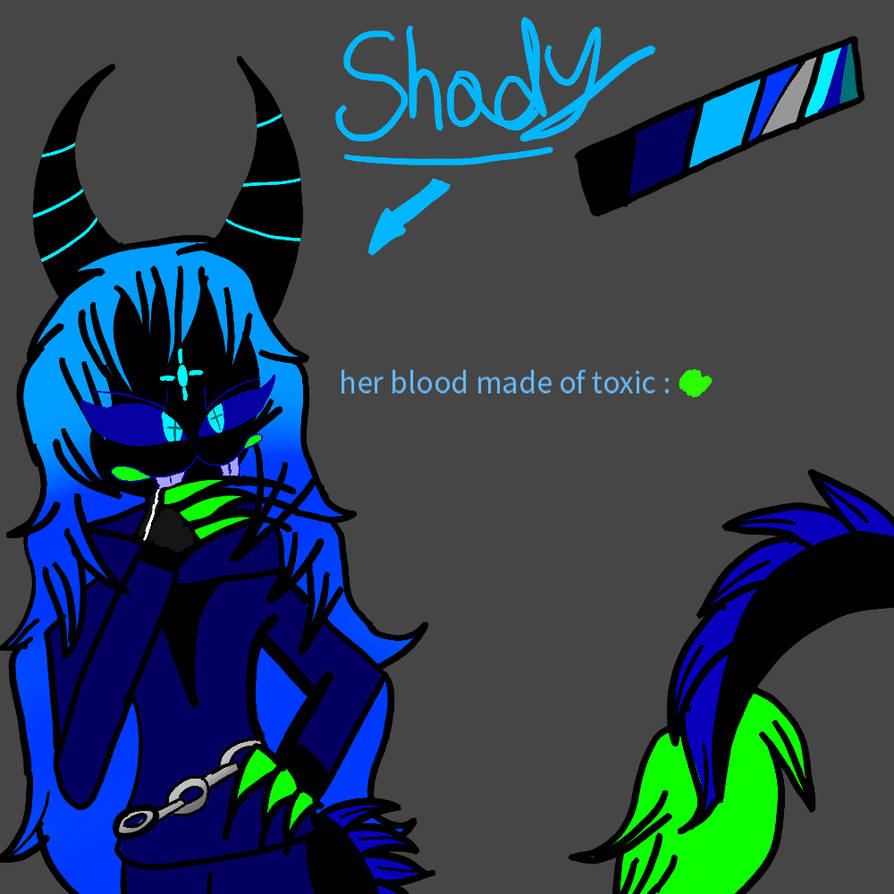shady( myoc ) and eye ( dreamcore myoc) by Bloodybluedragonart on DeviantArt