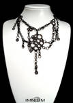 Bubbles black -necklace- by IMNIUM