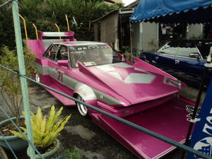 Japanese Pink Car