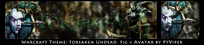 Forsaken Undead: WC3 Sig + Ava