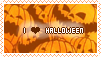 bright orange hallowe'en