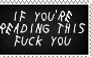 don't take this personal, i love to say 'fuck you'