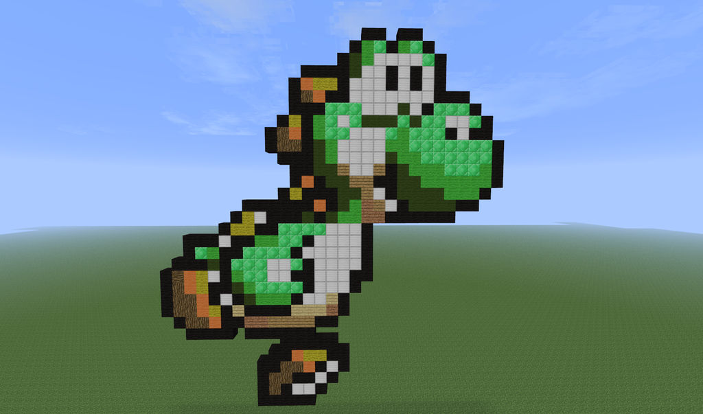Minecraft Yoshi Rig Minecraft Yoshi by sunni-bunni on DeviantArt