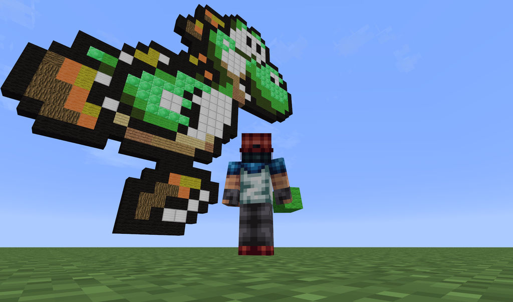 Minecraft Yoshi Rig Minecraft Yoshi 2# by sunni-bunni on DeviantArt
