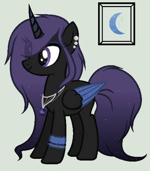 Mlp OC - Midnight Crescent (SELLING)