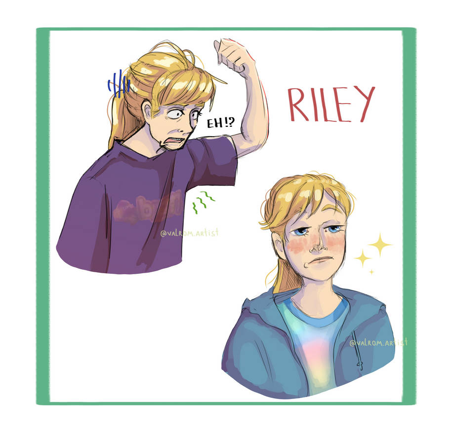 Riley, inside out 2 by vaLromartist on DeviantArt