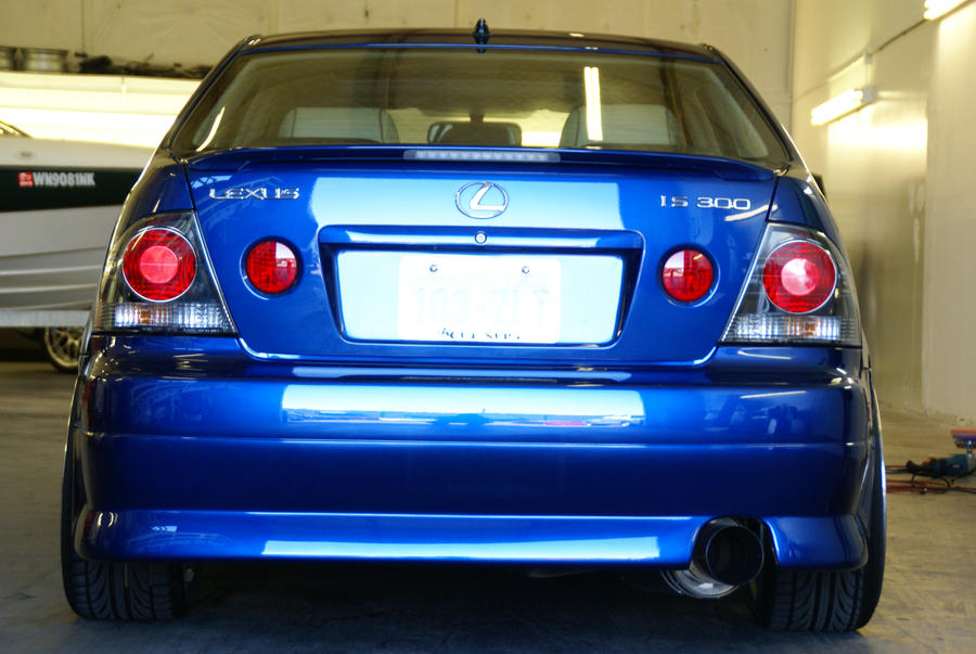 Lexus IS300 Rear view by Lenny-Sithong on DeviantArt