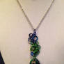 Blue to Green Fading Octopus Necklace