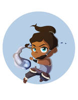 Chibi Korra Colored