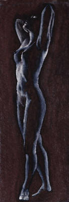 Nude Female 1 paint sketch