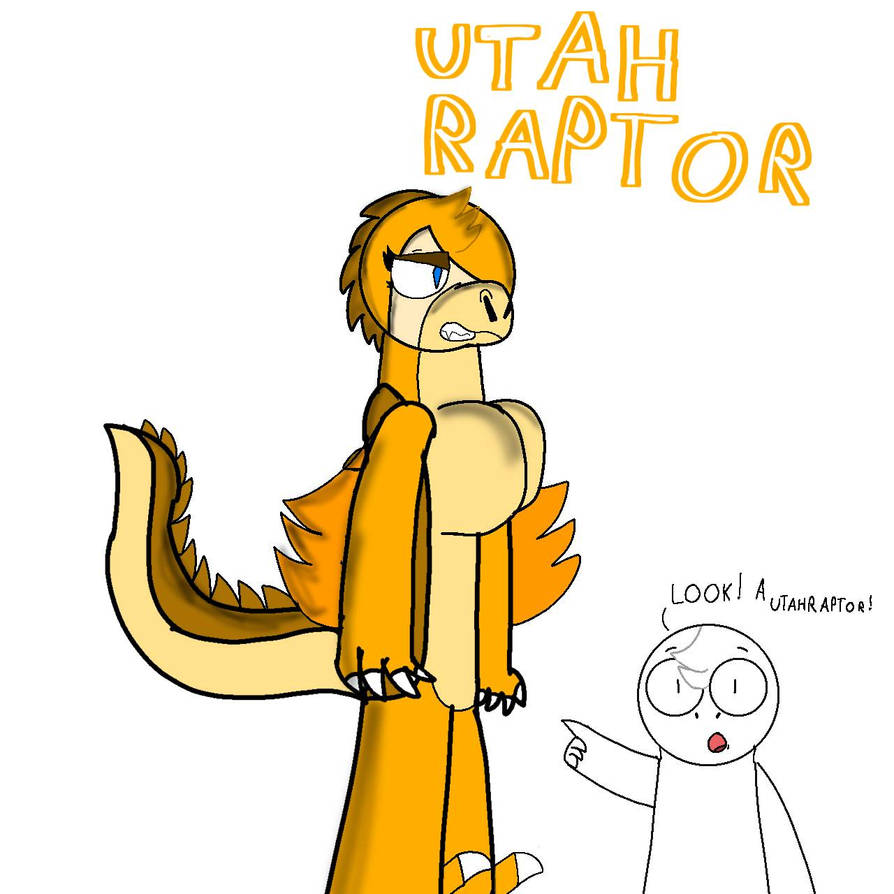 Anthro utahraptor by meglif on DeviantArt