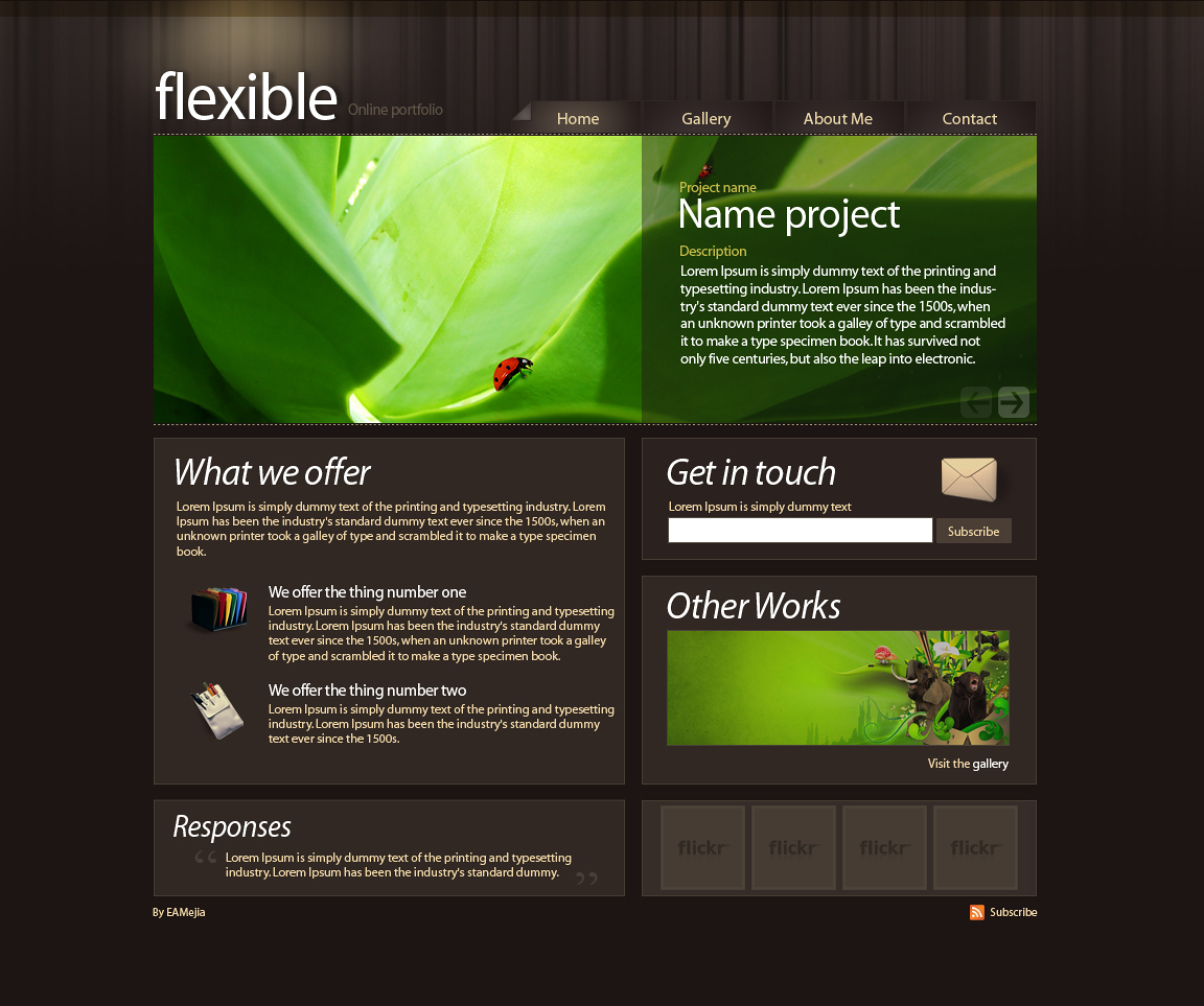 Flexible PSD Layout