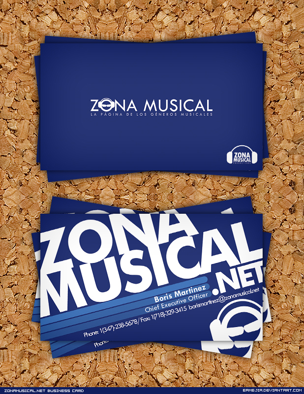 Zonamusical Business Card
