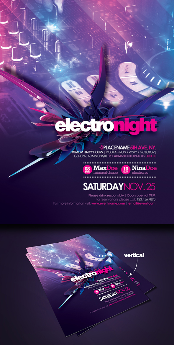 Flyer Electro Night