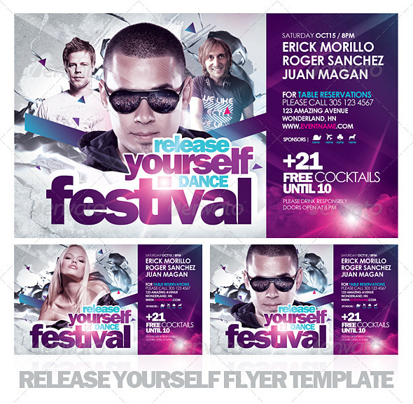 Release Yourself Flyer Templat