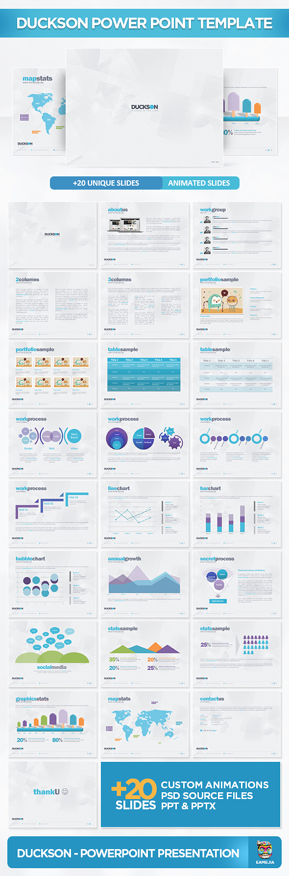 Duckson PowerPoint Presentation Template