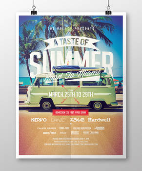 A Taste of Summer Flyer Template