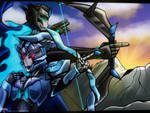 Posin shootin havin fun by Lumen-Terra