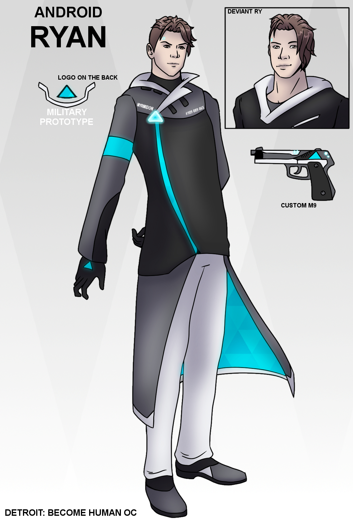 Ryan Full ref ::DBH OC:: by LuxNiveus on DeviantArt