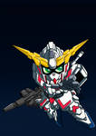 Gundam Unicorn by papillonstudio