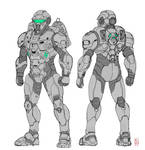 scifi armor by papillonstudio
