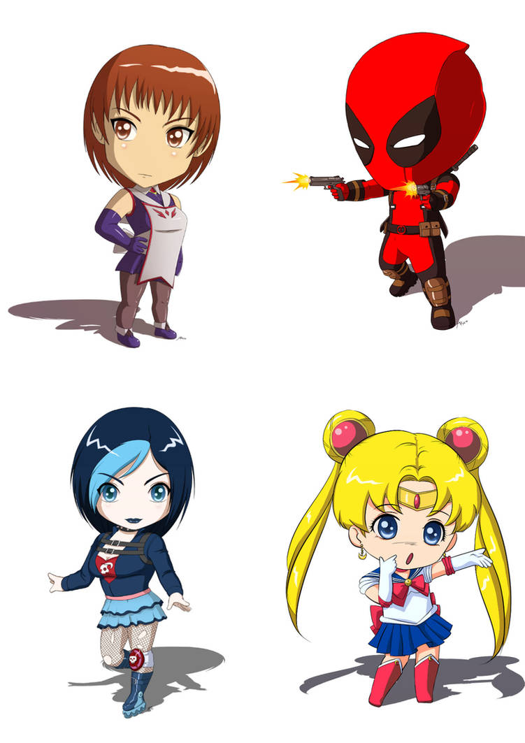 Chibi Sample Artwork by getterstudio on DeviantArt