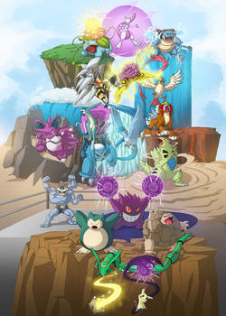 Commission: Pokemon sleeve tattoos design