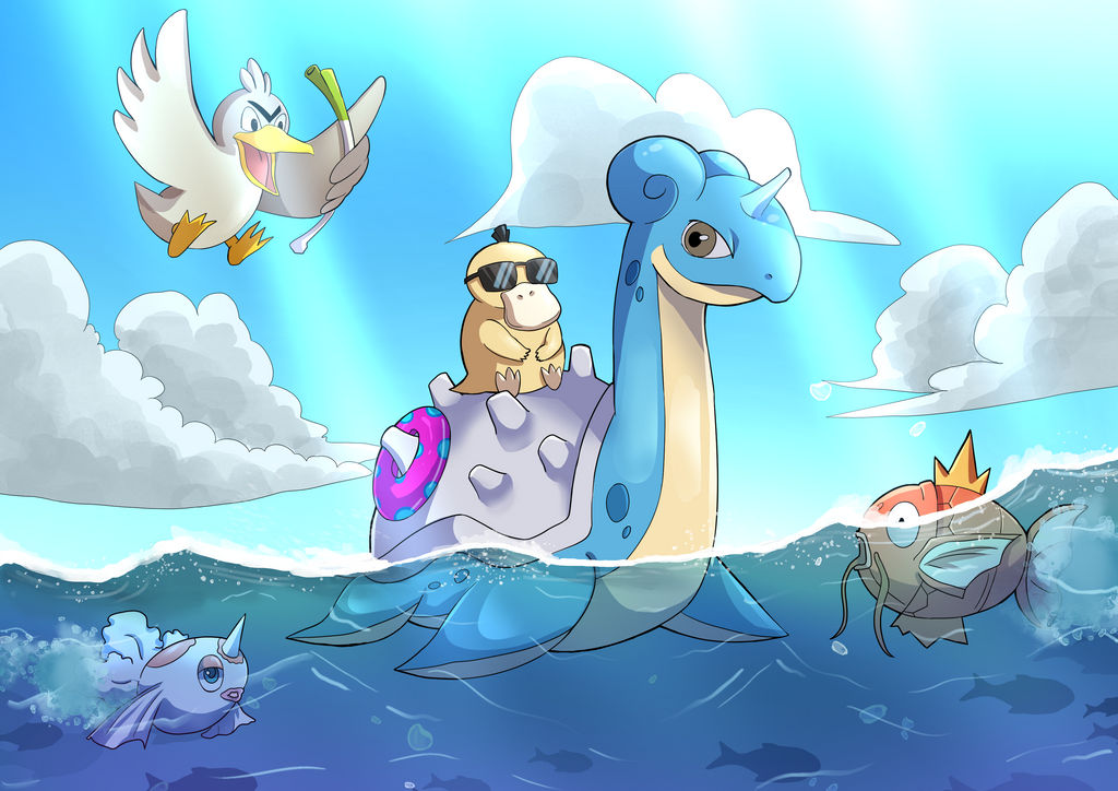 Water Pokemon by getterstudio on DeviantArt