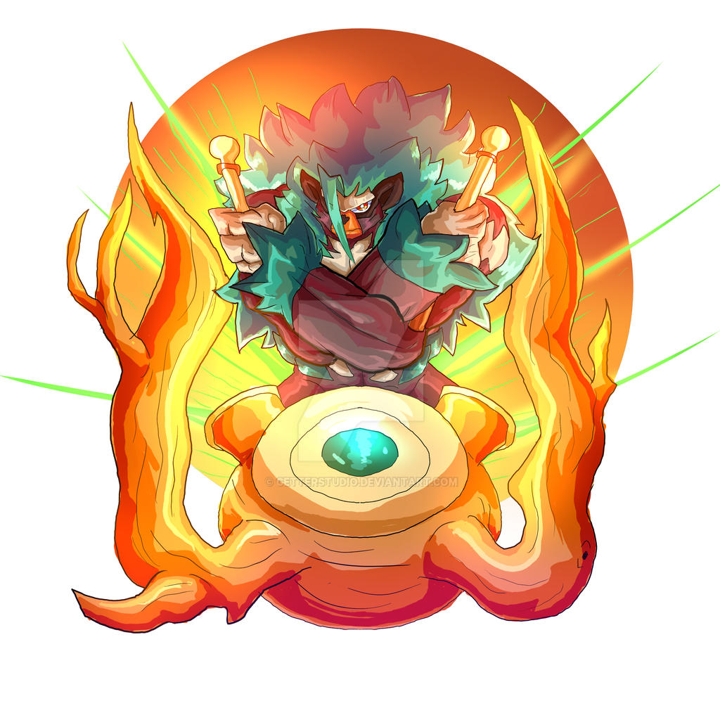 Pokemon Rillaboom by getterstudio on DeviantArt