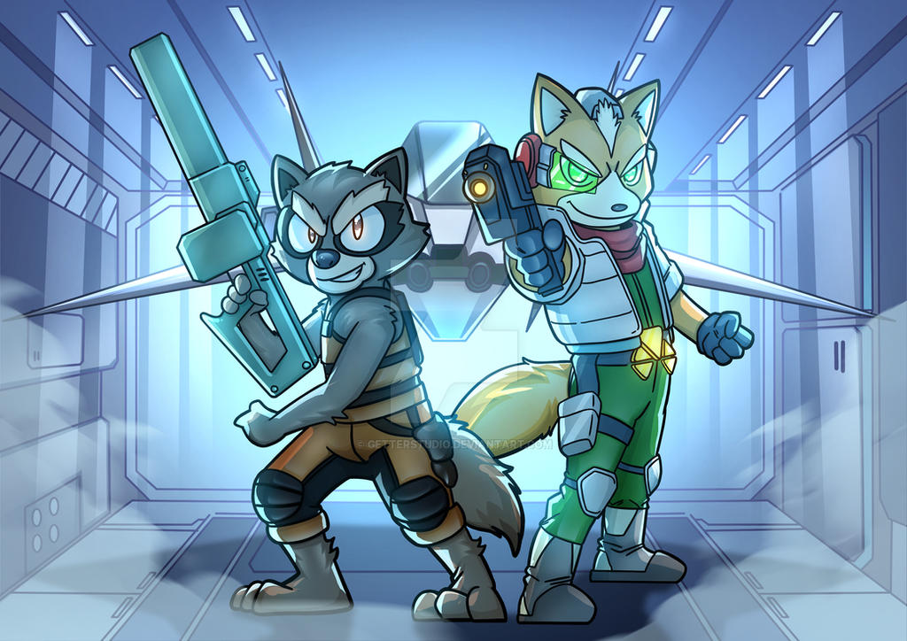 ROCKET RACOON x STAR FOX by getterstudio on DeviantArt
