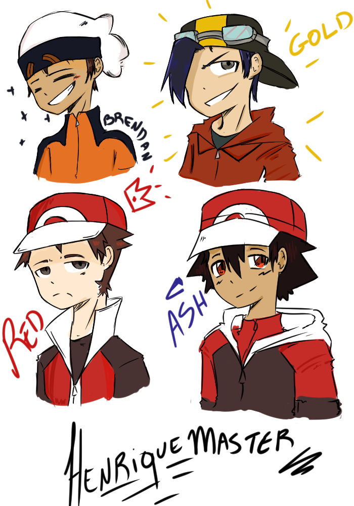 Pokemon Trainer Red by mcgmark on DeviantArt