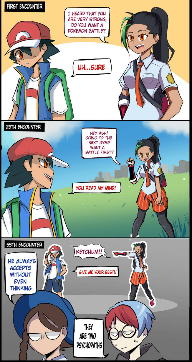 ash vs Nemona by rickking2002 on DeviantArt