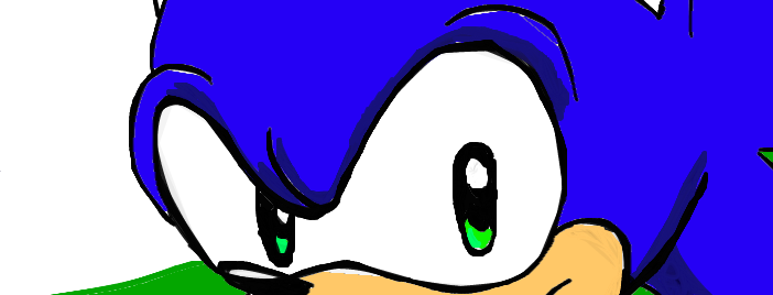 In boring times,i draw a Sonic