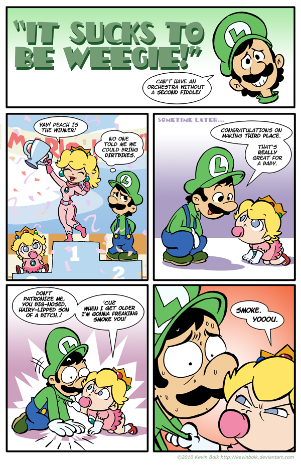 Sucks to be Luigi : Mario Kart by kevinbolk