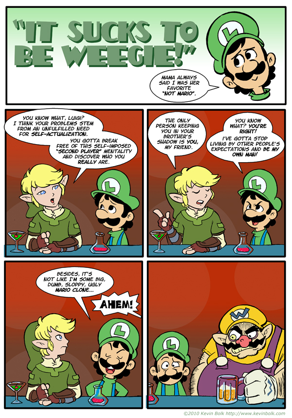 Sucks to be Luigi: Advice by kevinbolk