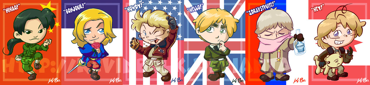 Hetalia: Allies Card Set